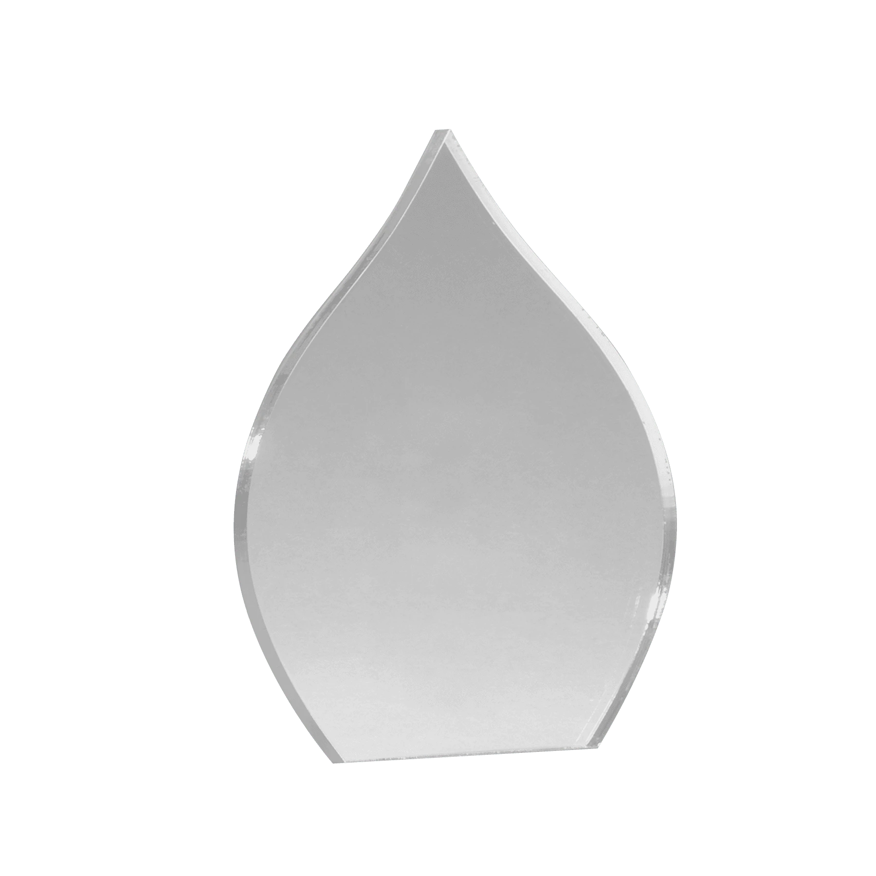 8.25" Blue Flame Acrylic (acrylic) — custom laser engraved — ECHIPMUNK