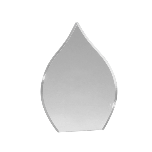 8.25" Blue Flame Acrylic (acrylic) — custom laser engraved — ECHIPMUNK