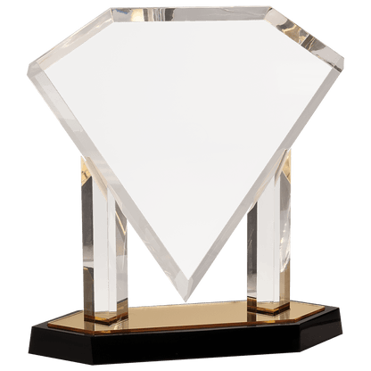 11 3/4" Floating Diamond Acrylic