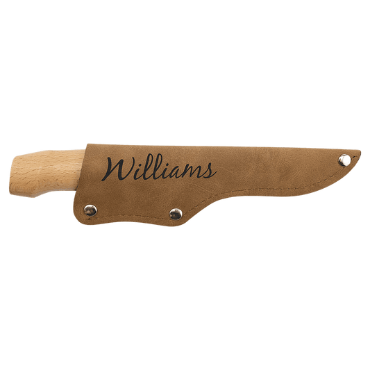 Bison River Fillet Knife with Leather Sheath