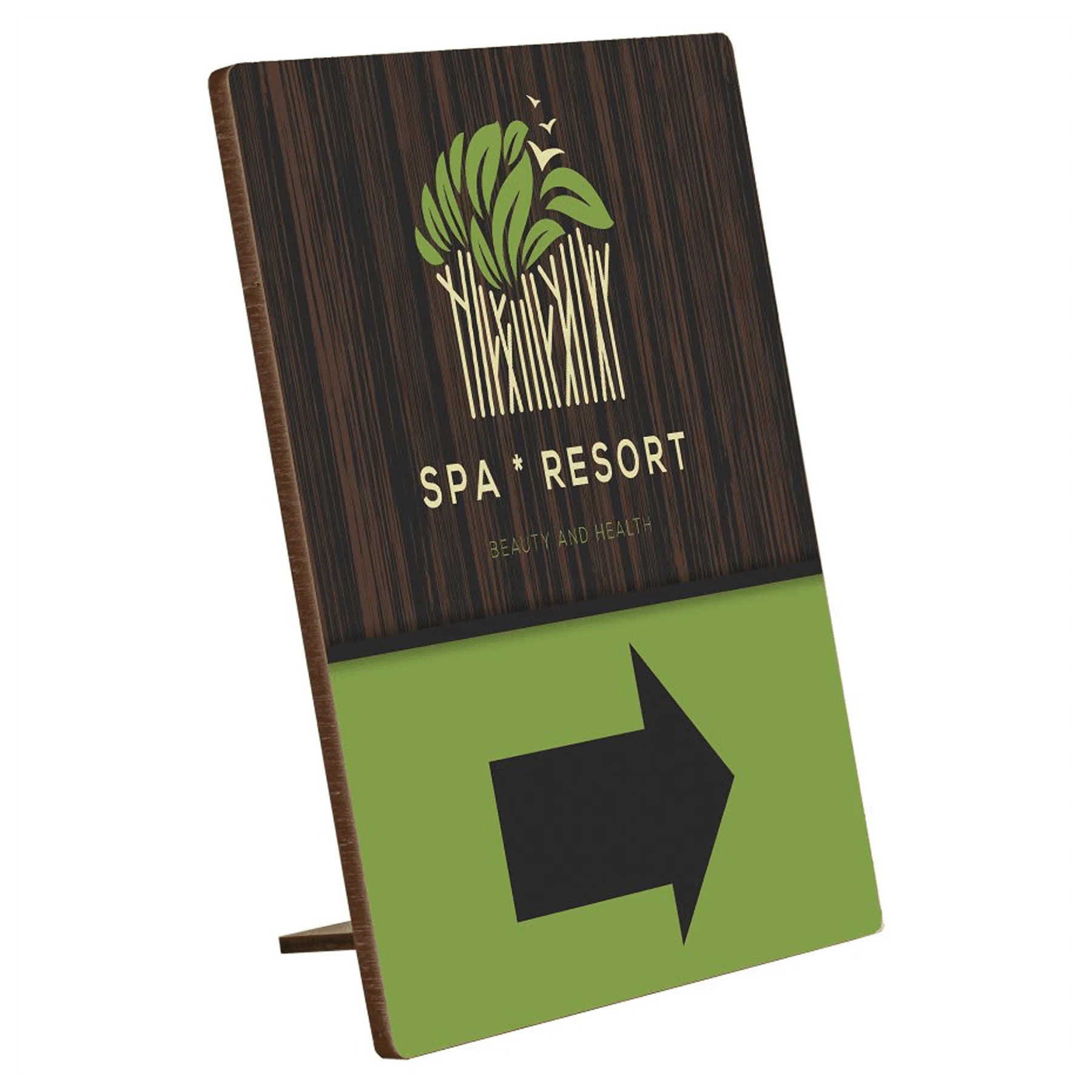 5" × 7" Photo Panel with Kickstand (tempered hardboard) — custom laser engraved — ECHIPMUNK