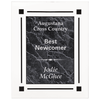9" x 11" Marble Acrylic Plaque