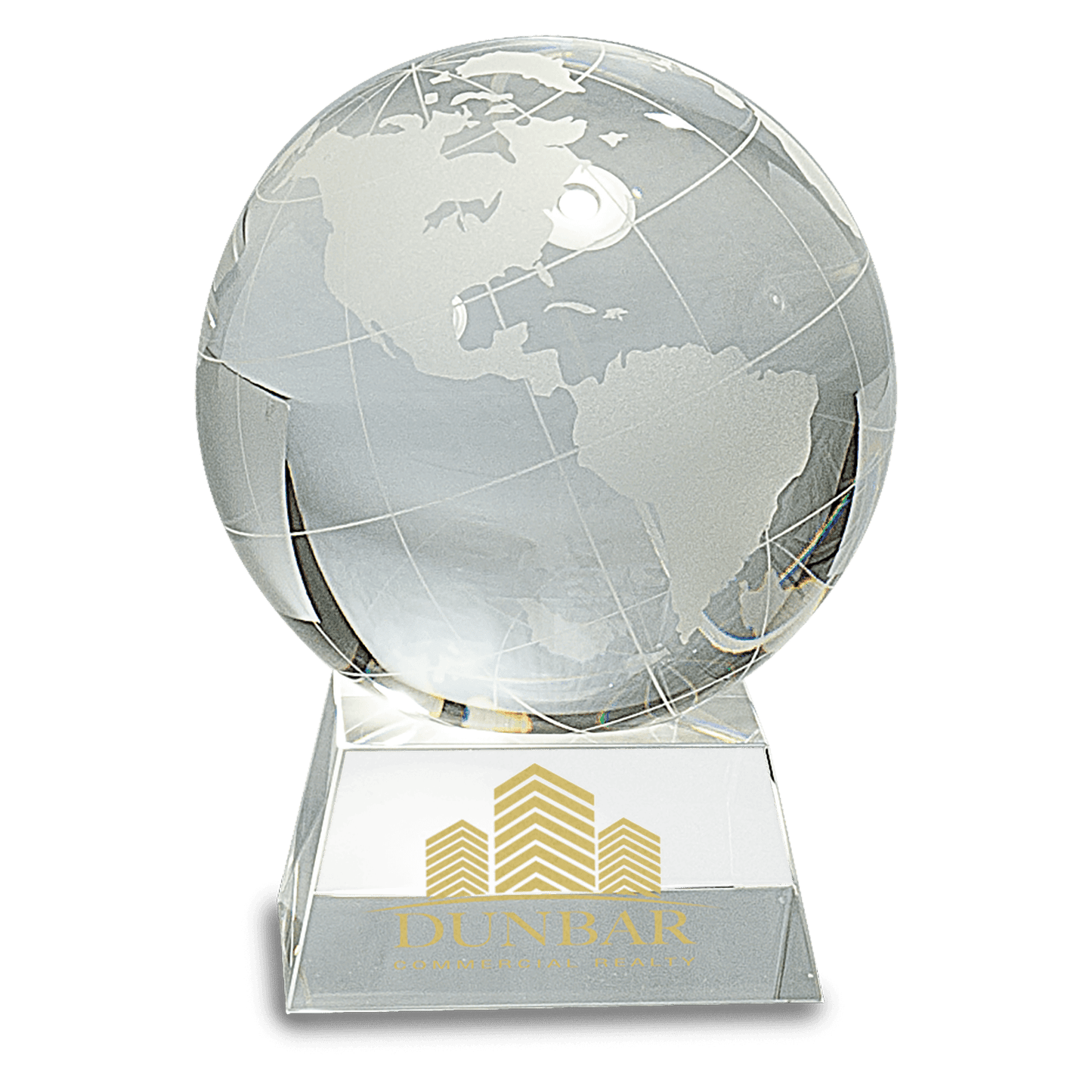 5 1/2" Crystal Globe on Base