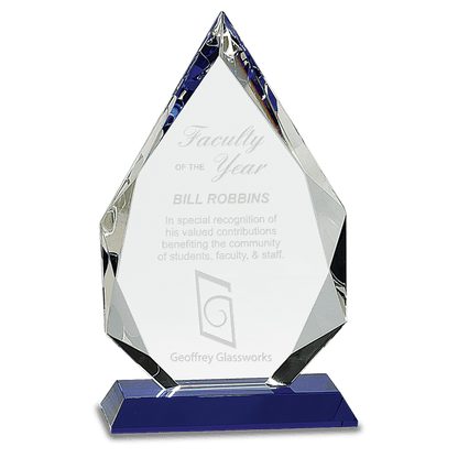 10" Diamond Crystal on Pedestal Base