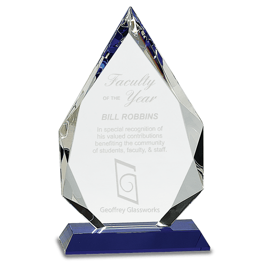 10" Diamond Crystal on Pedestal Base