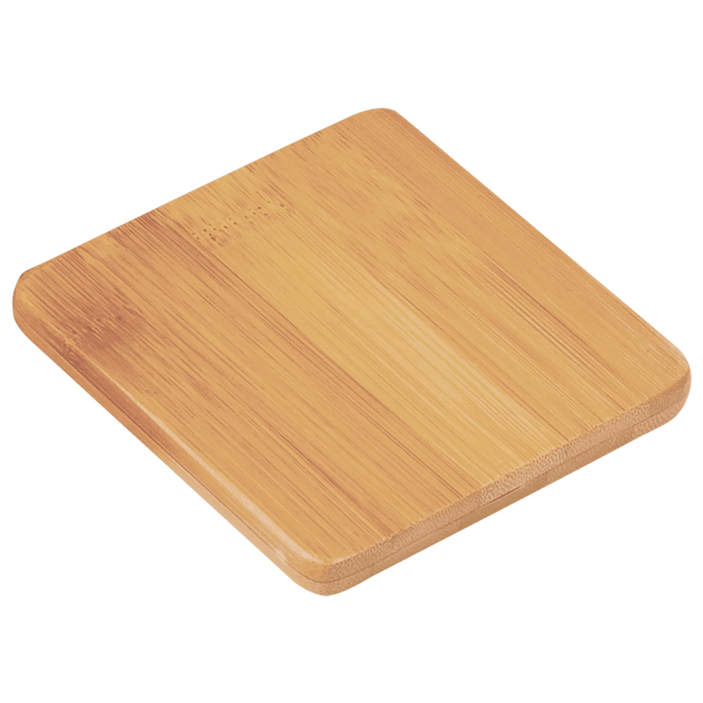 3.75" × 3.75" Bamboo 6-Coaster Set - Replacement Coaster Only (bamboo) — custom laser engraved — ECHIPMUNK