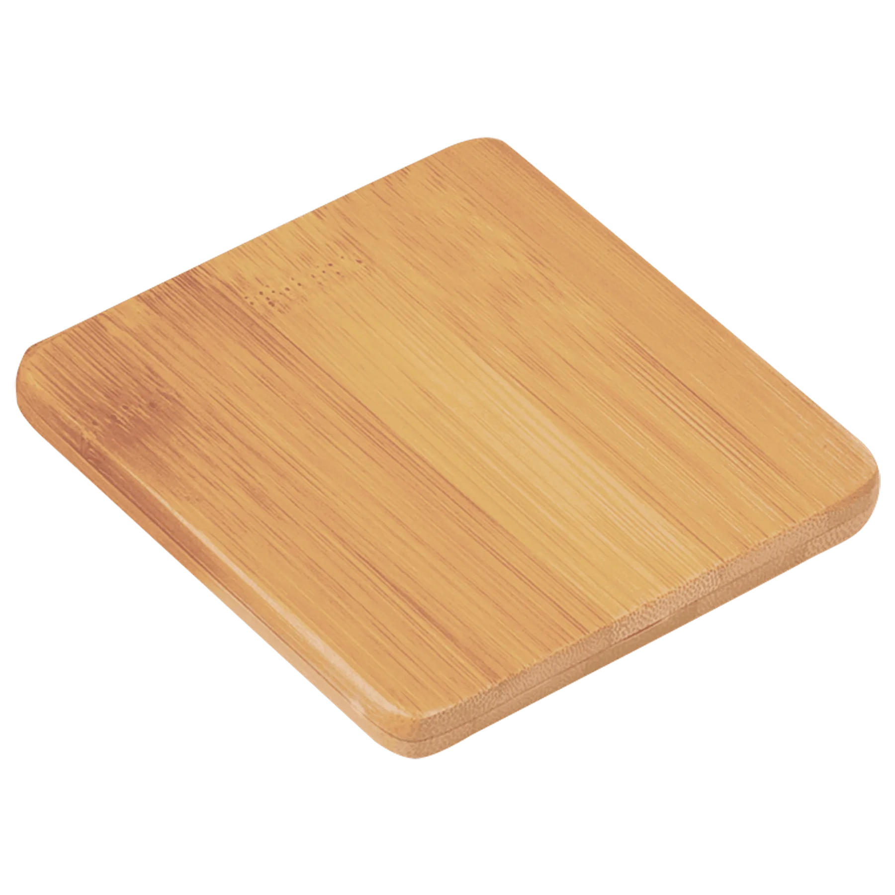 3.75" × 3.75" Bamboo 6-Coaster Set - Replacement Coaster Only (bamboo) — custom laser engraved — ECHIPMUNK