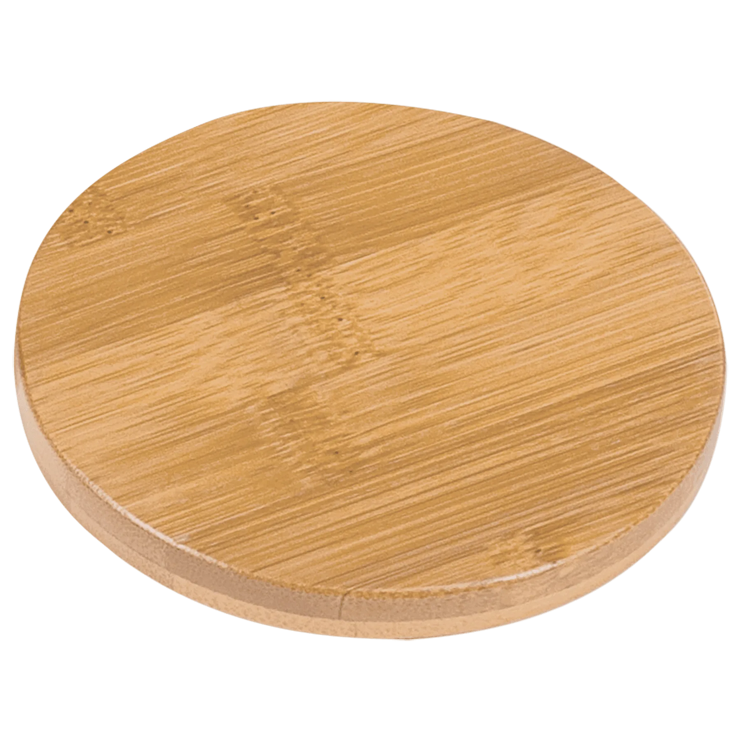3.75" Bamboo 6-Coaster Set - Replacement Coaster Only (bamboo) — custom laser engraved — ECHIPMUNK