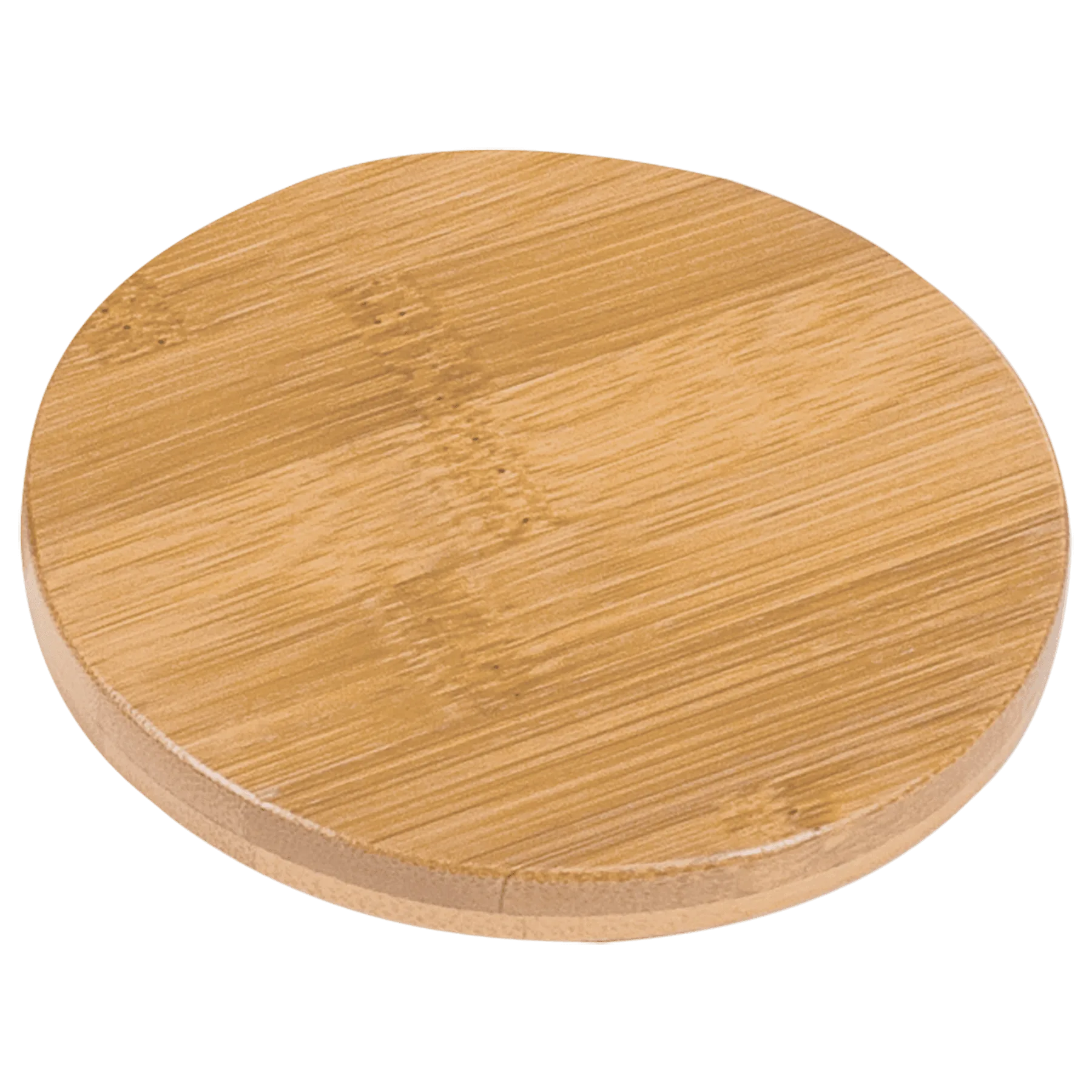 3.75" Bamboo 6-Coaster Set - Replacement Coaster Only (bamboo) — custom laser engraved — ECHIPMUNK