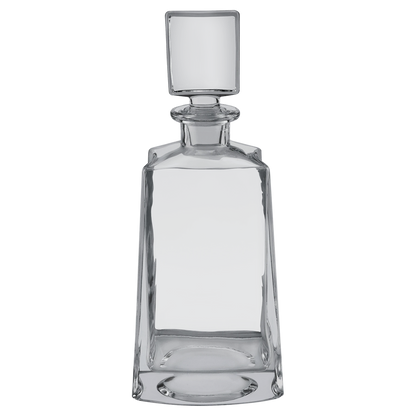 Polar Camel 750 mL 12" Tequila Decanter in Black Gift Box (glass) — custom laser engraved — ECHIPMUNK