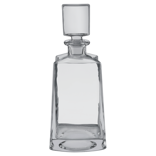 Polar Camel 750 mL 12" Tequila Decanter in Black Gift Box (glass) — custom laser engraved — ECHIPMUNK