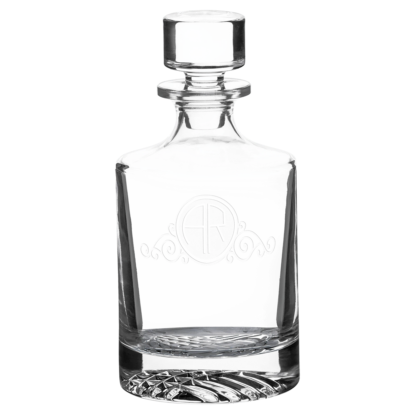 Polar Camel 850 mL Glass Decanter in Black Gift Box (glass) — custom laser engraved — ECHIPMUNK