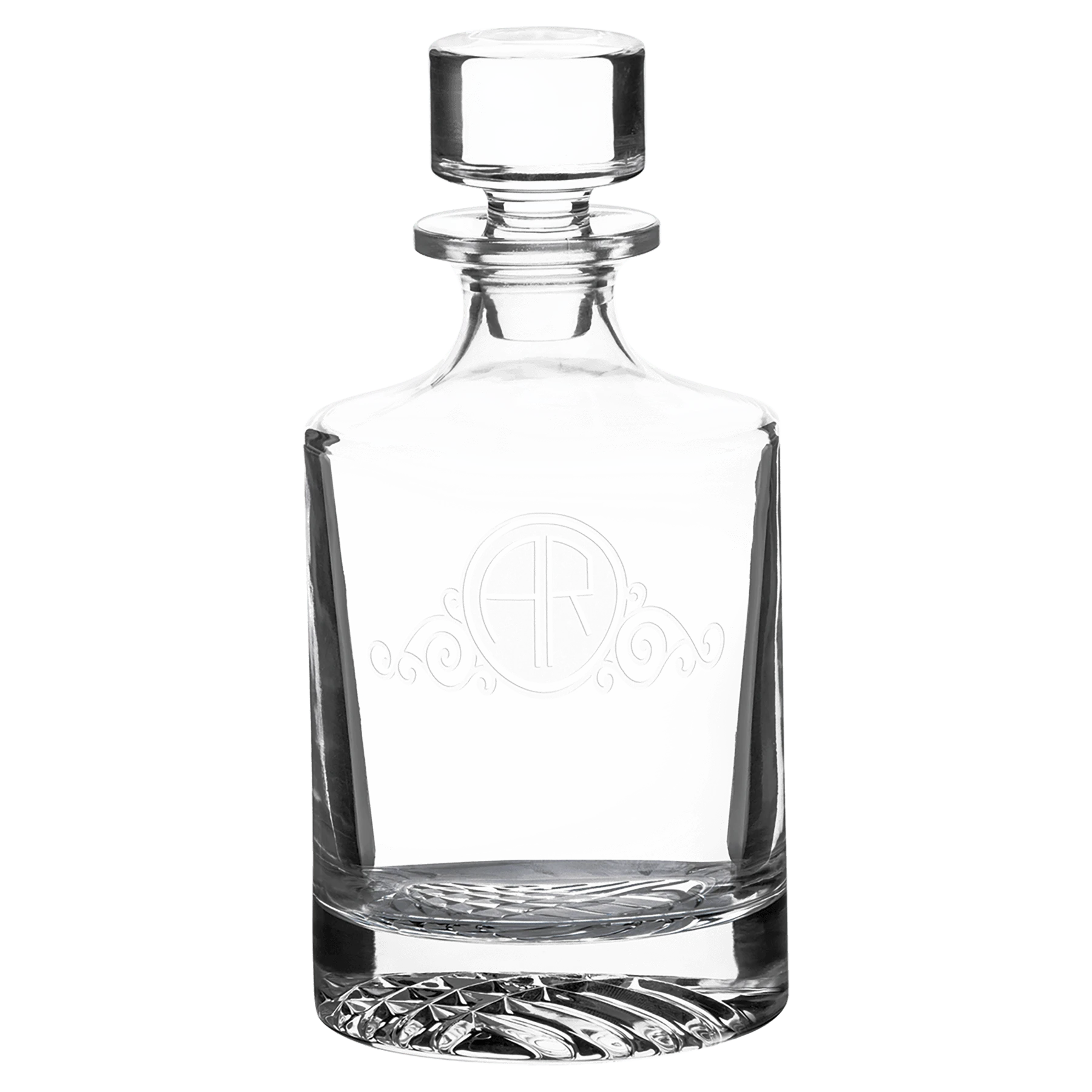 Polar Camel 850 mL Glass Decanter in Black Gift Box (glass) — custom laser engraved — ECHIPMUNK