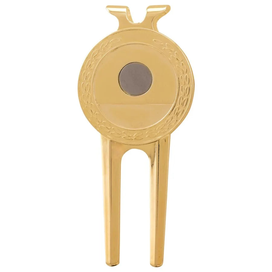 3" × 1.5" Gold Divot Tool Replacement for GFT205 (metal) — custom laser engraved — ECHIPMUNK
