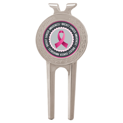1.5" × 3" Silver Divot Tool with Insert — custom laser engraved — ECHIPMUNK