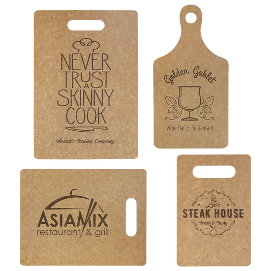 Eco Cutting Board (richlite) — custom laser engraved — ECHIPMUNK
