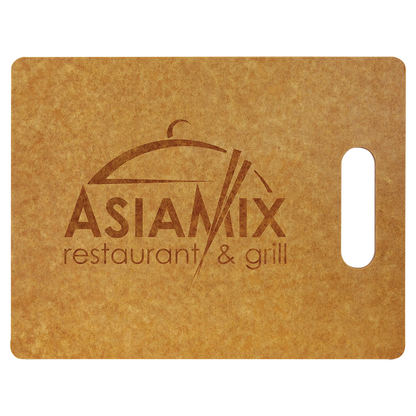 11.5" × 8.75" Eco Cutting Board (richlite) — custom laser engraved — ECHIPMUNK