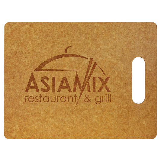 11.5" × 8.75" Eco Cutting Board (richlite) — custom laser engraved — ECHIPMUNK