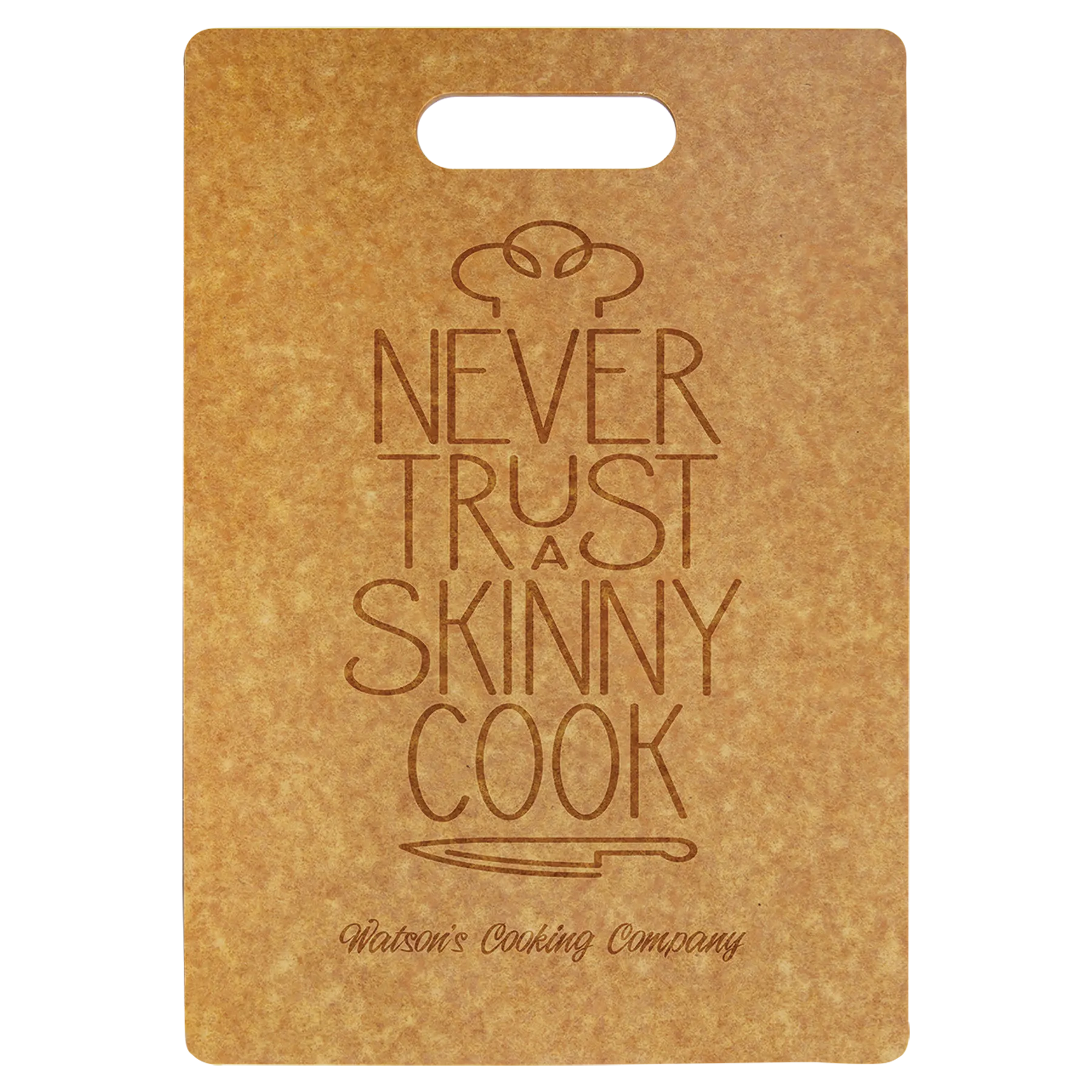 13.75" × 9.75" Eco Cutting Board (richlite) — custom laser engraved — ECHIPMUNK