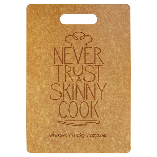 13.75" × 9.75" Eco Cutting Board (richlite) — custom laser engraved — ECHIPMUNK