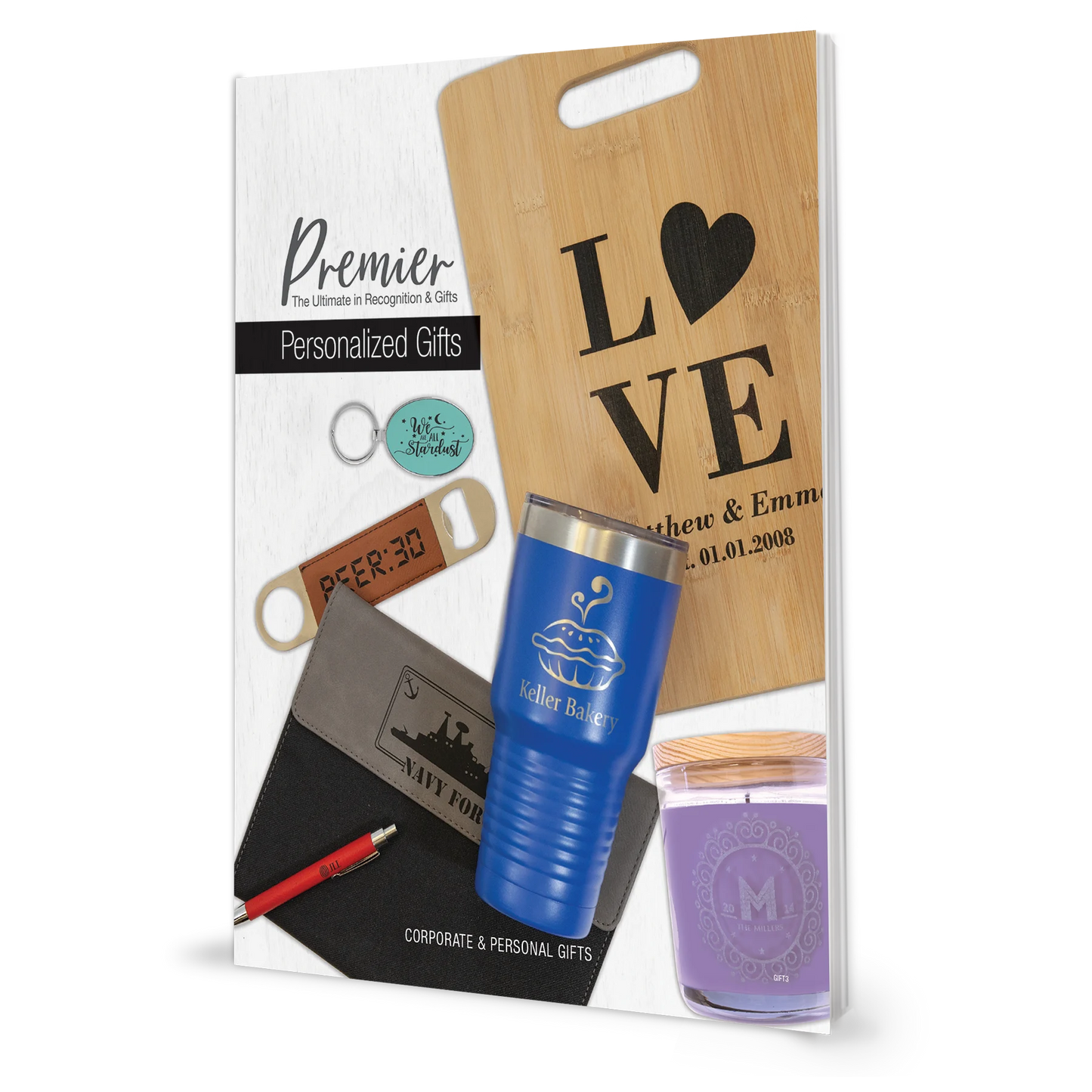 Premier Personalized Gifts Retail Catalog — custom laser engraved — ECHIPMUNK