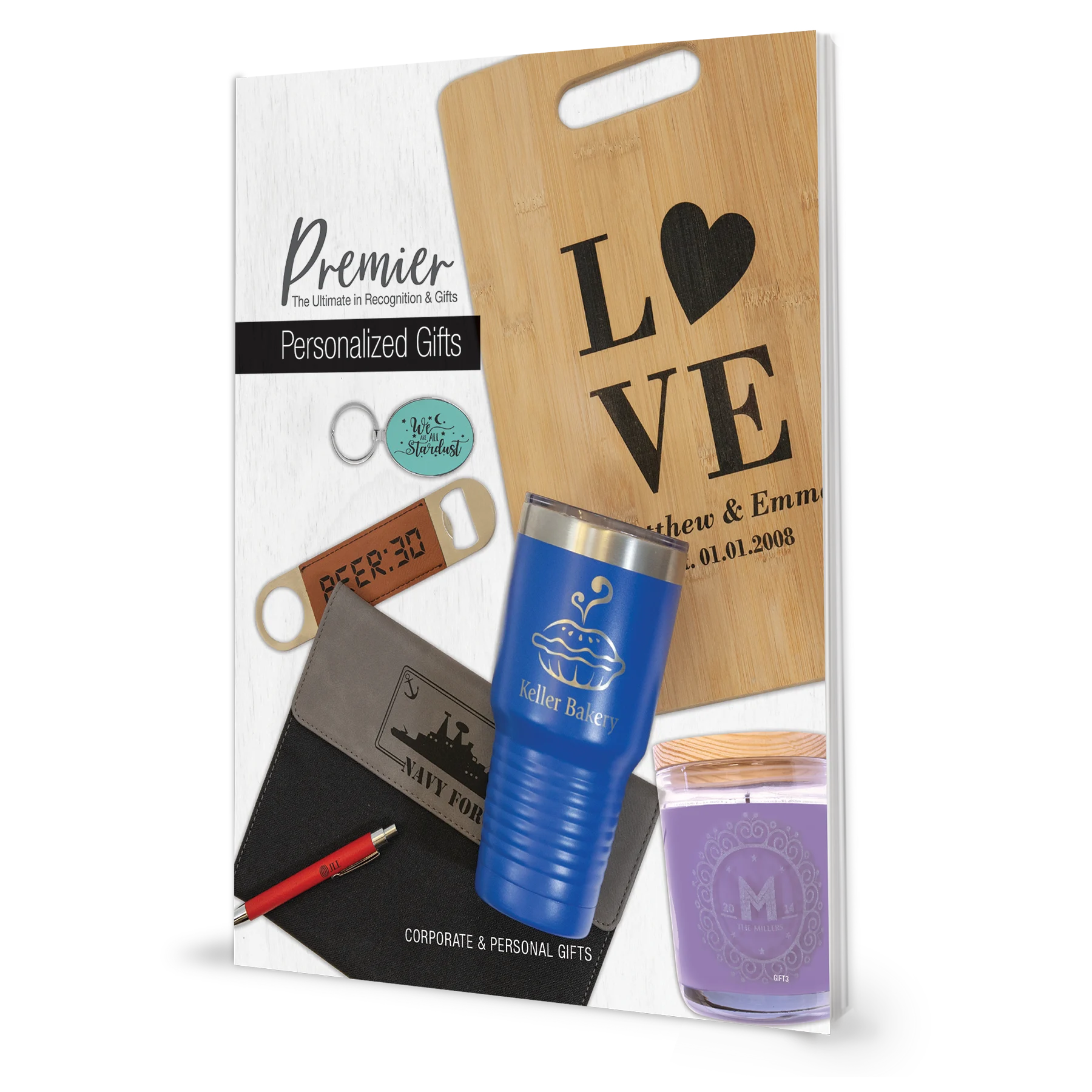 Premier Personalized Gifts Retail Catalog — custom laser engraved — ECHIPMUNK