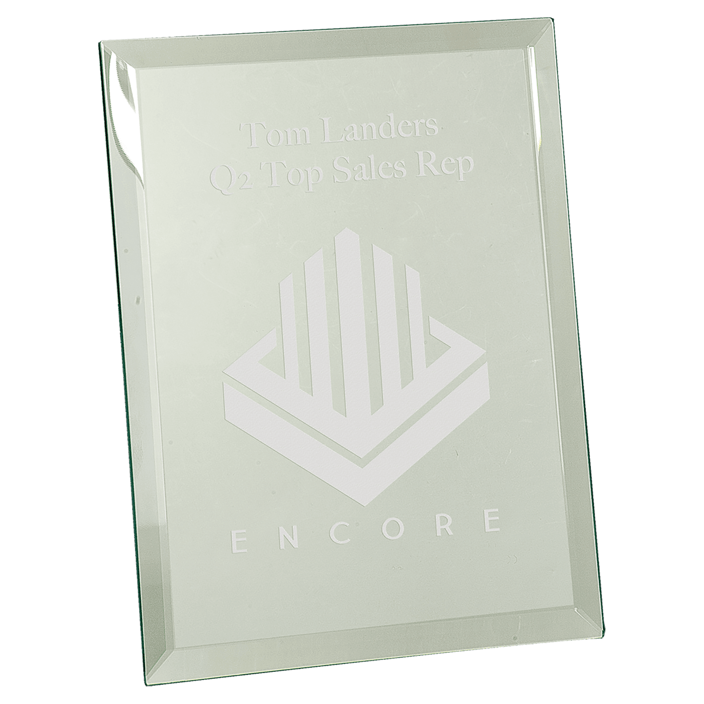 8" x 10" Glass Mirror Plaque
