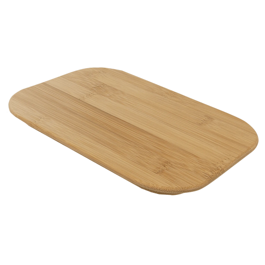 Replacement Bamboo Lid for 35 oz. Glass Container (glass & bamboo) — custom laser engraved — ECHIPMUNK