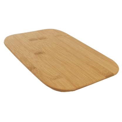 Replacement Bamboo Lid for 50 oz. Glass Container (glass & bamboo) — custom laser engraved — ECHIPMUNK