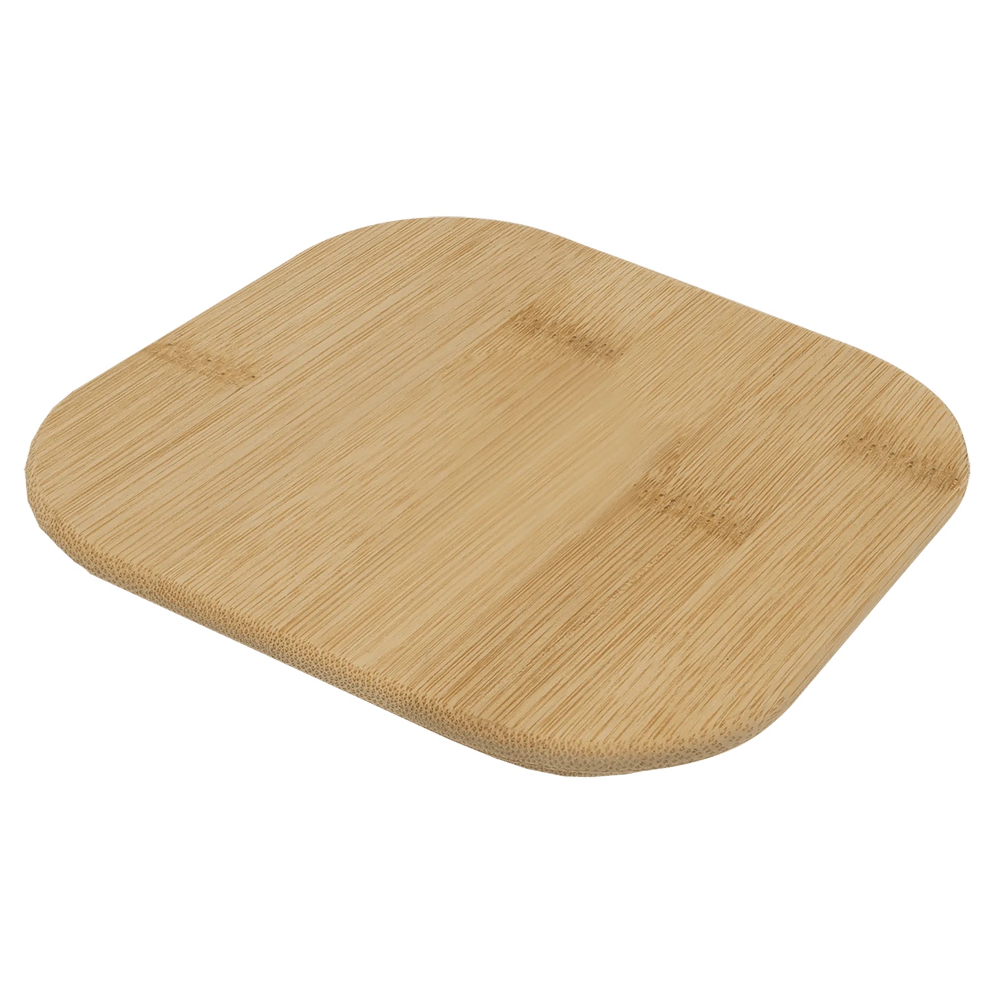 Replacement Bamboo Lid for 18 oz. Glass Container (glass & bamboo) — custom laser engraved — ECHIPMUNK