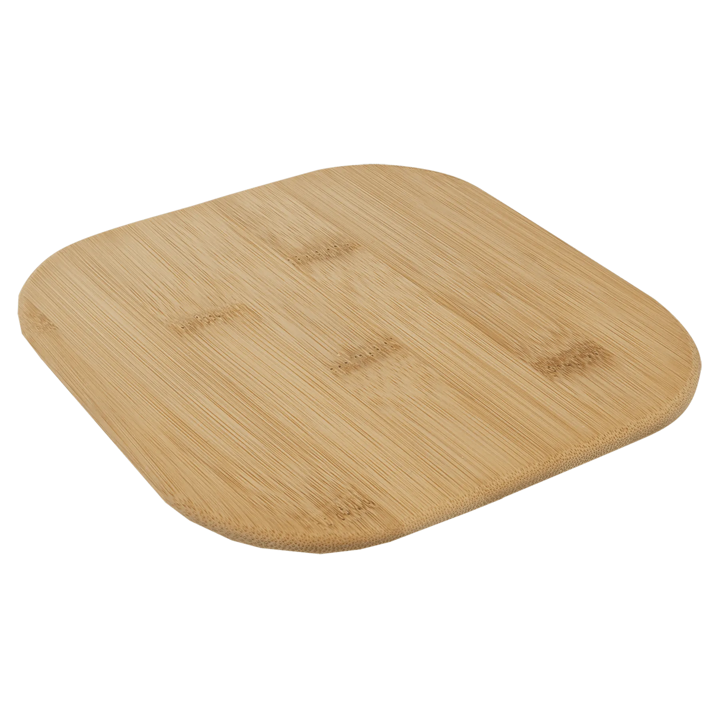 Replacement Bamboo Lid for 27 oz. Glass Container (glass & bamboo) — custom laser engraved — ECHIPMUNK