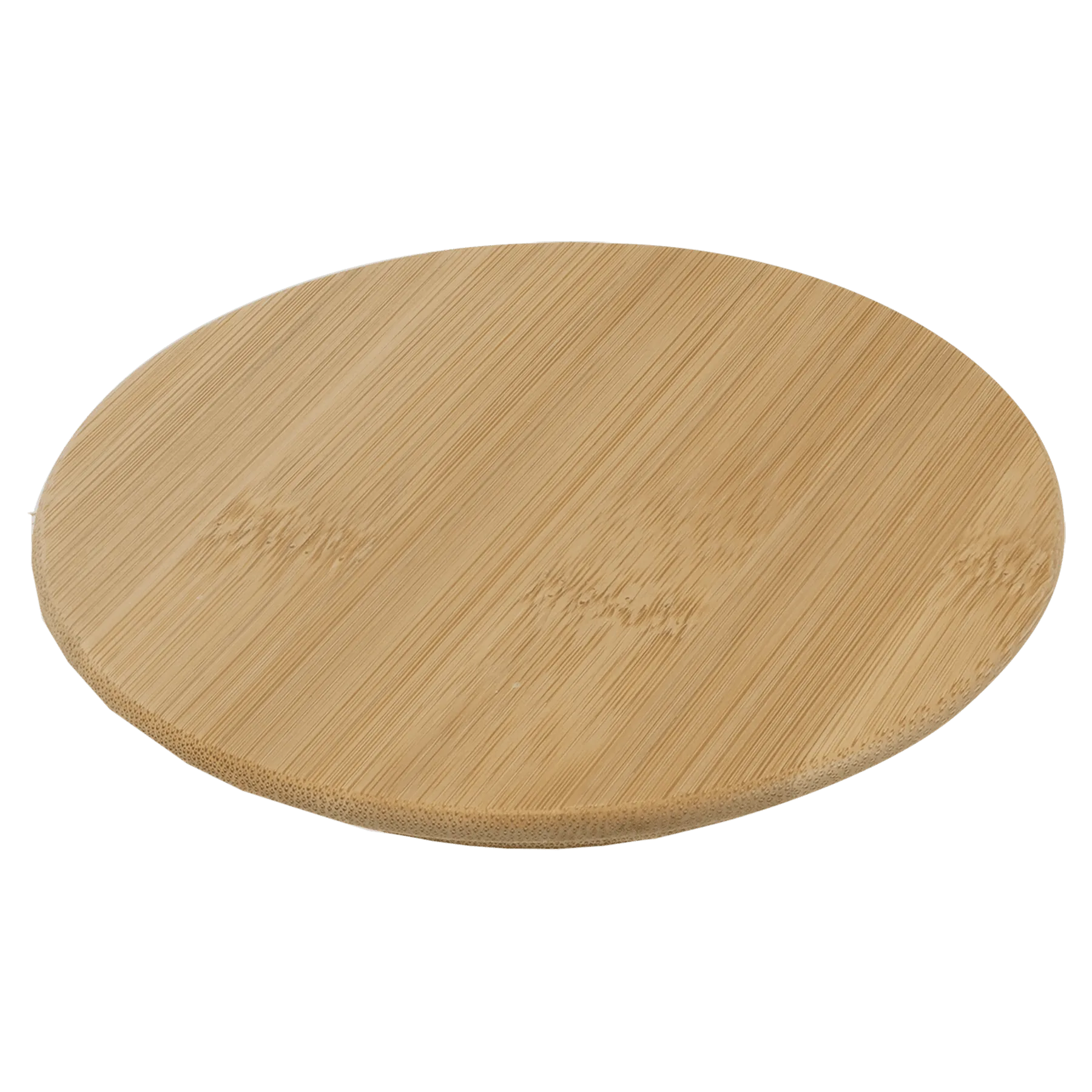 Replacement Bamboo Lid for 13 oz. Glass Container (glass & bamboo) — custom laser engraved — ECHIPMUNK