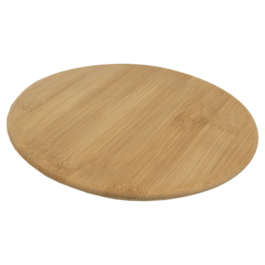 Replacement Bamboo Lid for 32 oz. Glass Container (glass & bamboo) — custom laser engraved — ECHIPMUNK