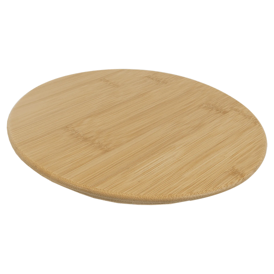 Replacement Bamboo Lid for 44 oz. Glass Container (glass & bamboo) — custom laser engraved — ECHIPMUNK