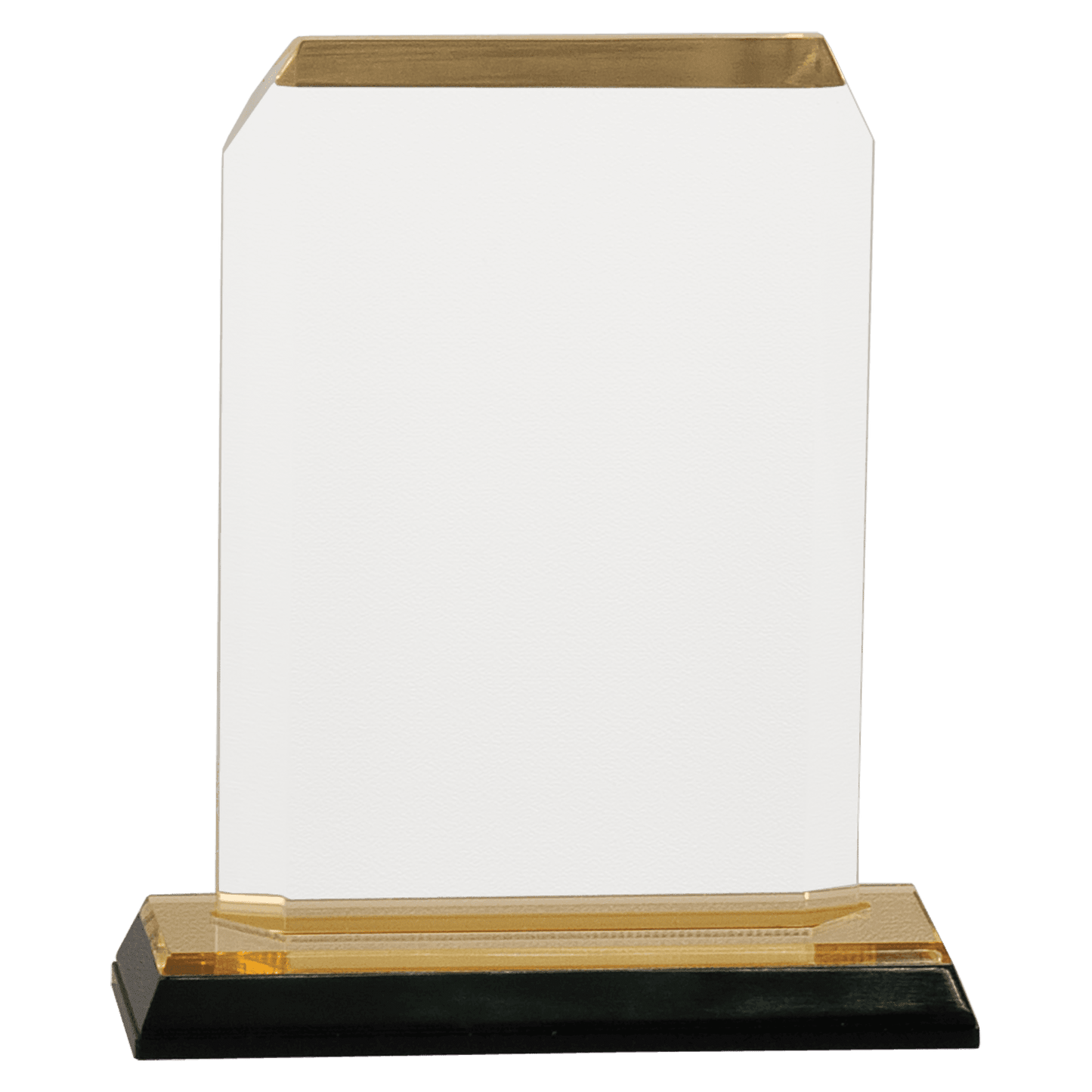 3 1/2" x 5 1/2" Clipped Corner Impress Acrylic