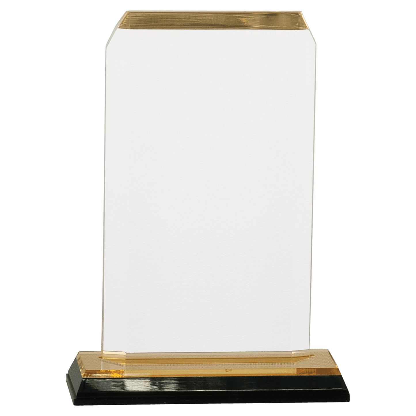 3 1/2" x 6 1/2" Clipped Corner Impress Acrylic