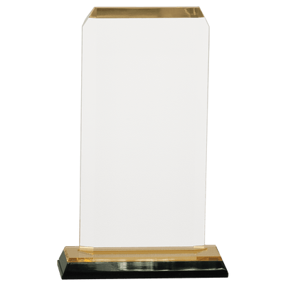 3 1/2" x 7 1/2" Clipped Corner Impress Acrylic