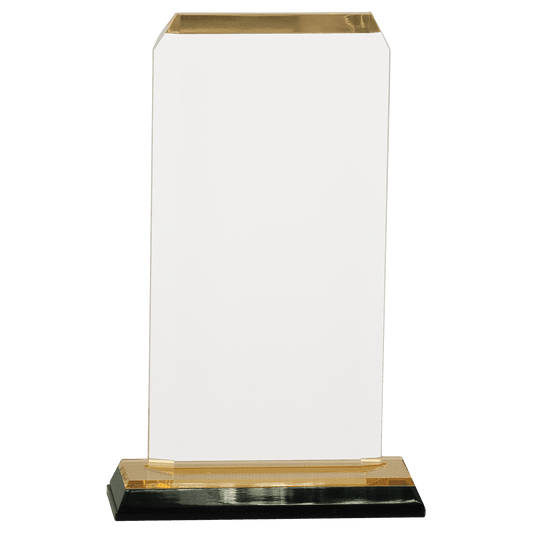 3 1/2" x 7 1/2" Clipped Corner Impress Acrylic