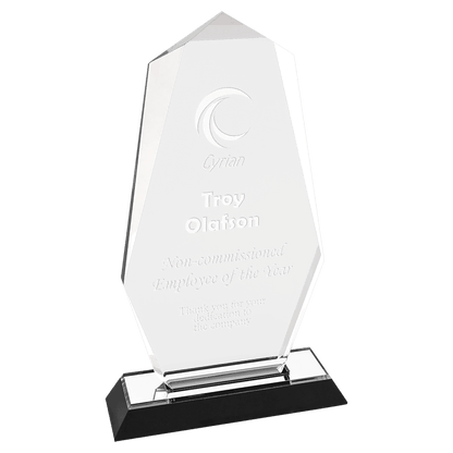 9" Octagon Point Impress Acrylic