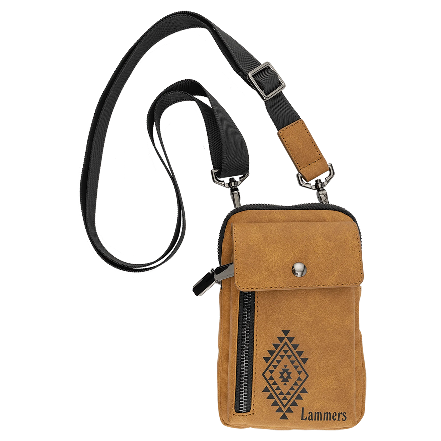 Urban Bag - , Creekside Collecton, Light Brown (leatherette) — custom laser engraved — ECHIPMUNK