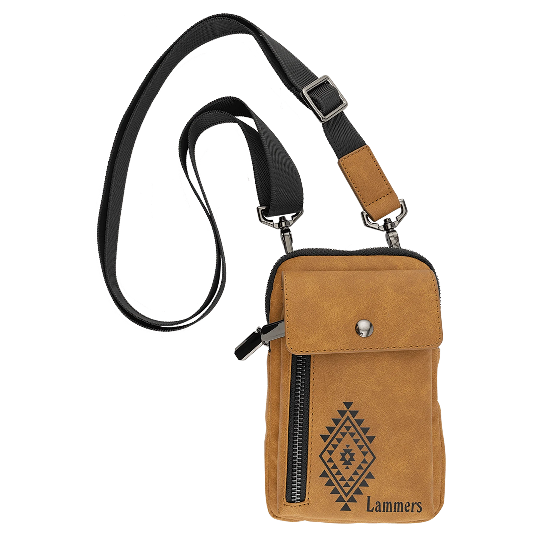 Urban Bag - , Creekside Collecton, Light Brown (leatherette) — custom laser engraved — ECHIPMUNK