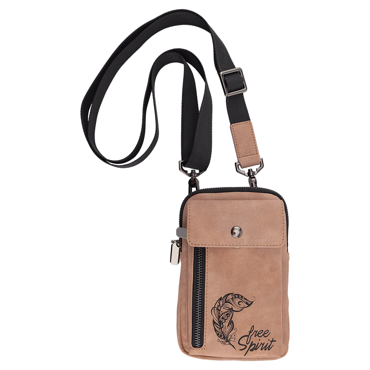 Urban Bag - , Creekside Collection, Blush (leatherette) — custom laser engraved — ECHIPMUNK
