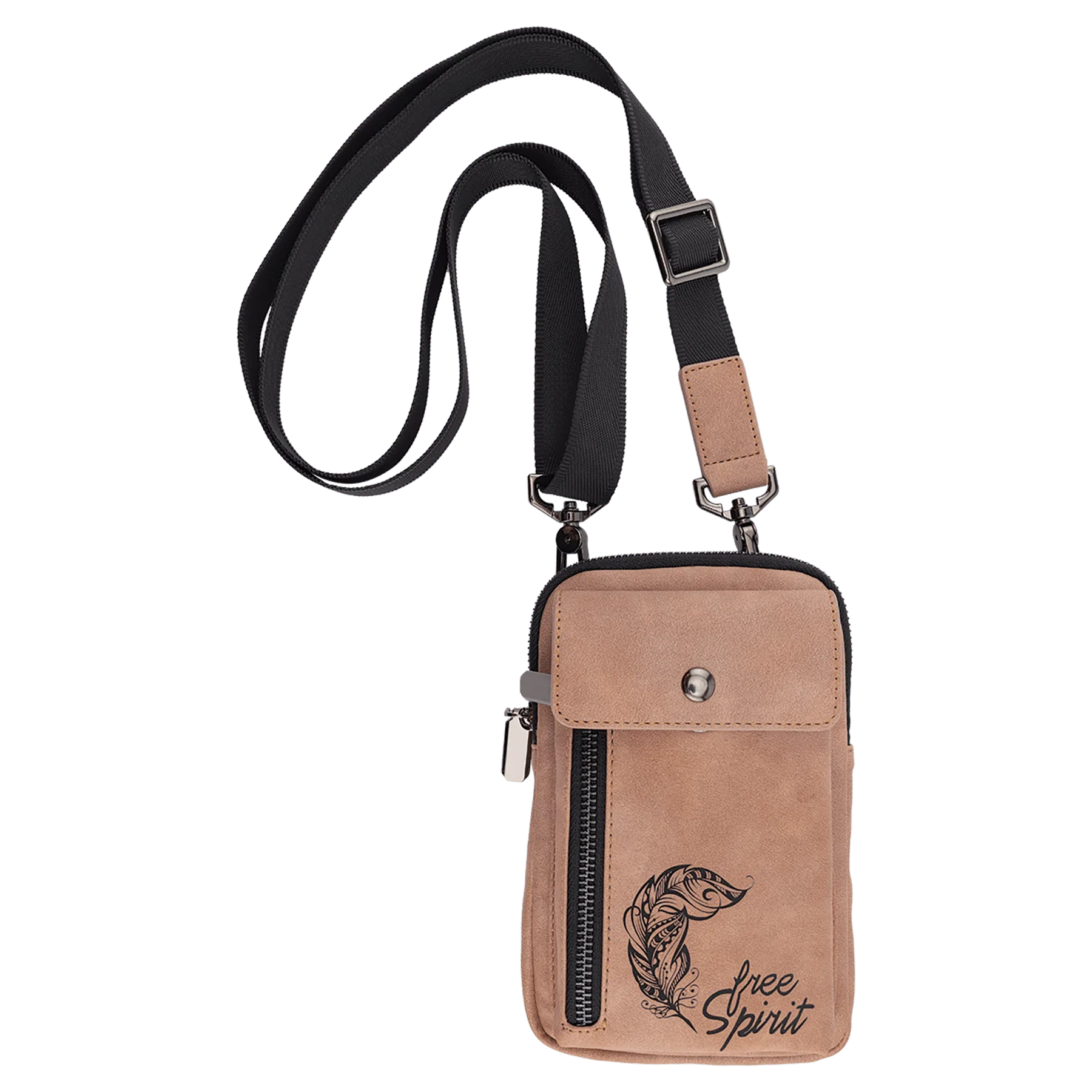Urban Bag - , Creekside Collection, Blush (leatherette) — custom laser engraved — ECHIPMUNK