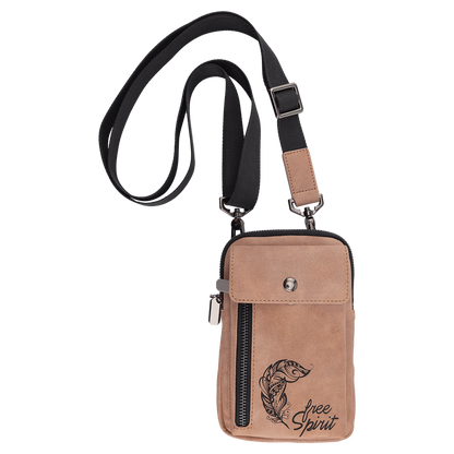 Urban Bag - , Creekside Collection, Blush (leatherette) — custom laser engraved — ECHIPMUNK