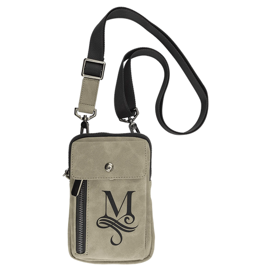 Urban Bag - , Creekside Collection, Light Green (leatherette) — custom laser engraved — ECHIPMUNK