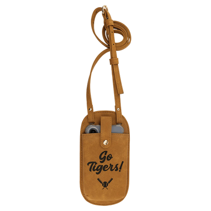 Essential Bag - , Creekside Collection, Light Brown (leatherette) — custom laser engraved — ECHIPMUNK