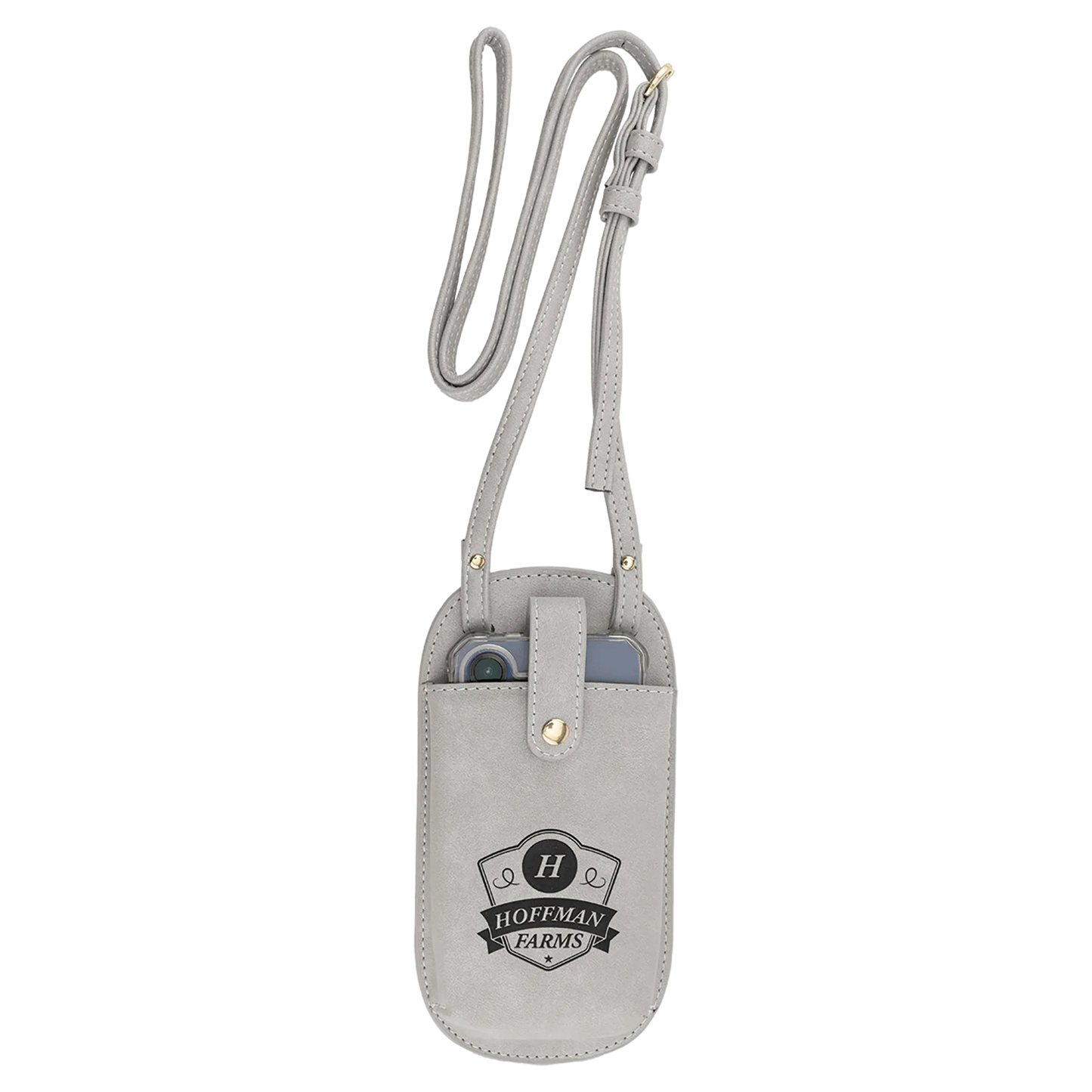 Essential Bag - , Creekside Collection, Light Gray (leatherette) — custom laser engraved — ECHIPMUNK