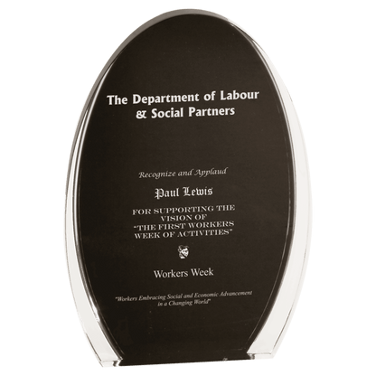 8"/ Luminary Oval Acrylic