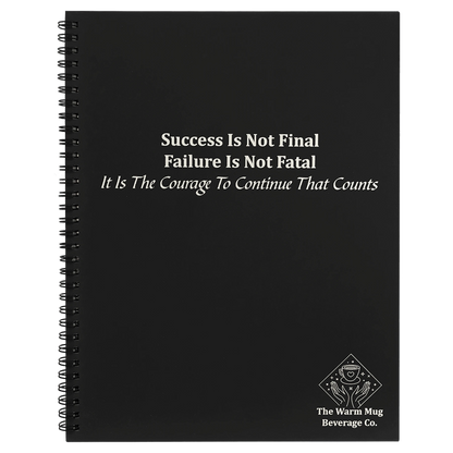 8.5" × 11" Black Lazerburst Spiral Notebook-Lasers to Silver (lazerburst) — custom laser engraved — ECHIPMUNK
