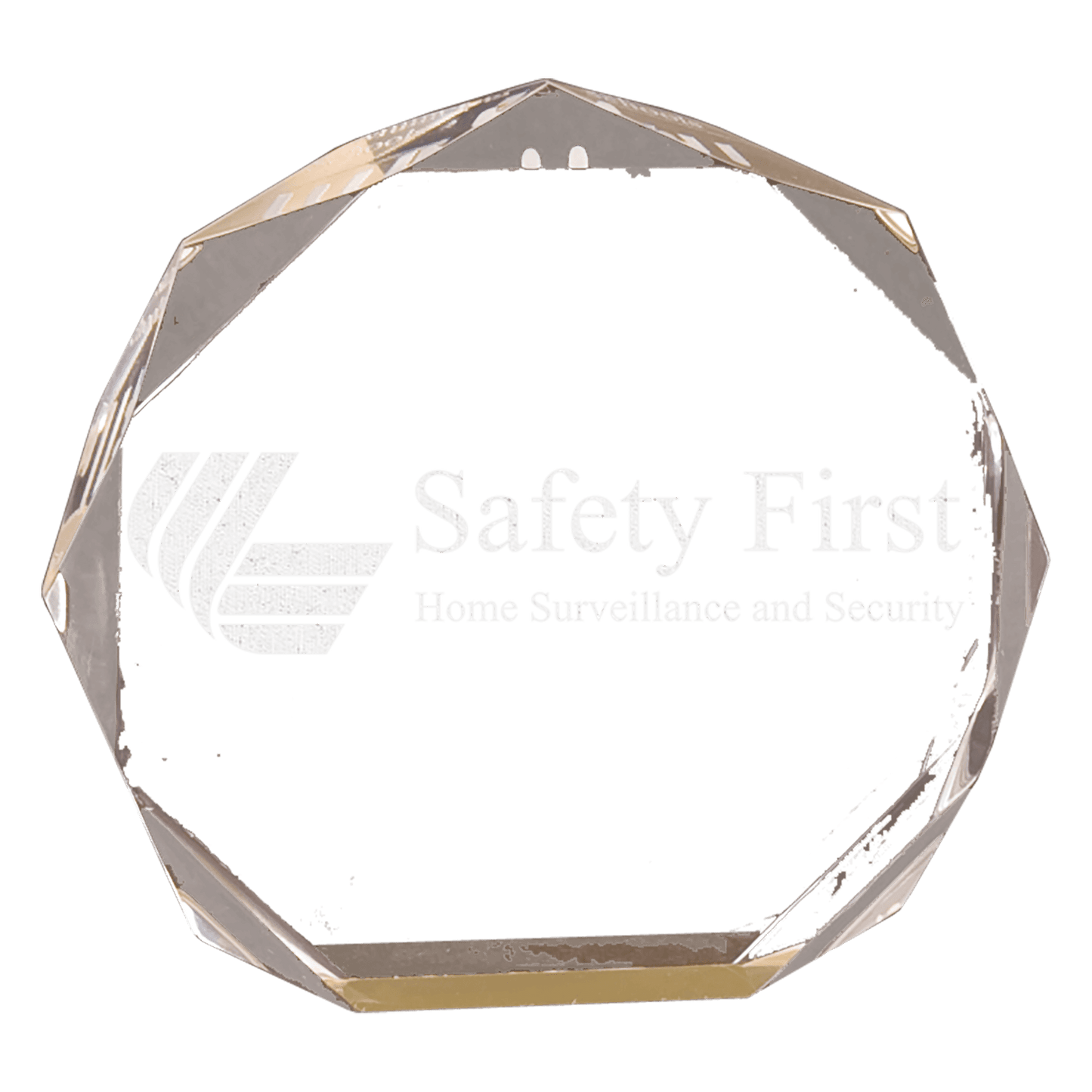 7" Octagon Acrylic Award